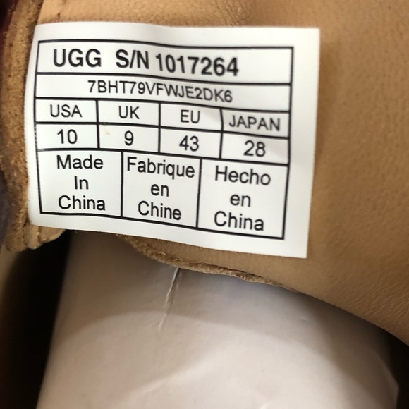 NWB UGG Mens size 10 - Picture 3 of 8